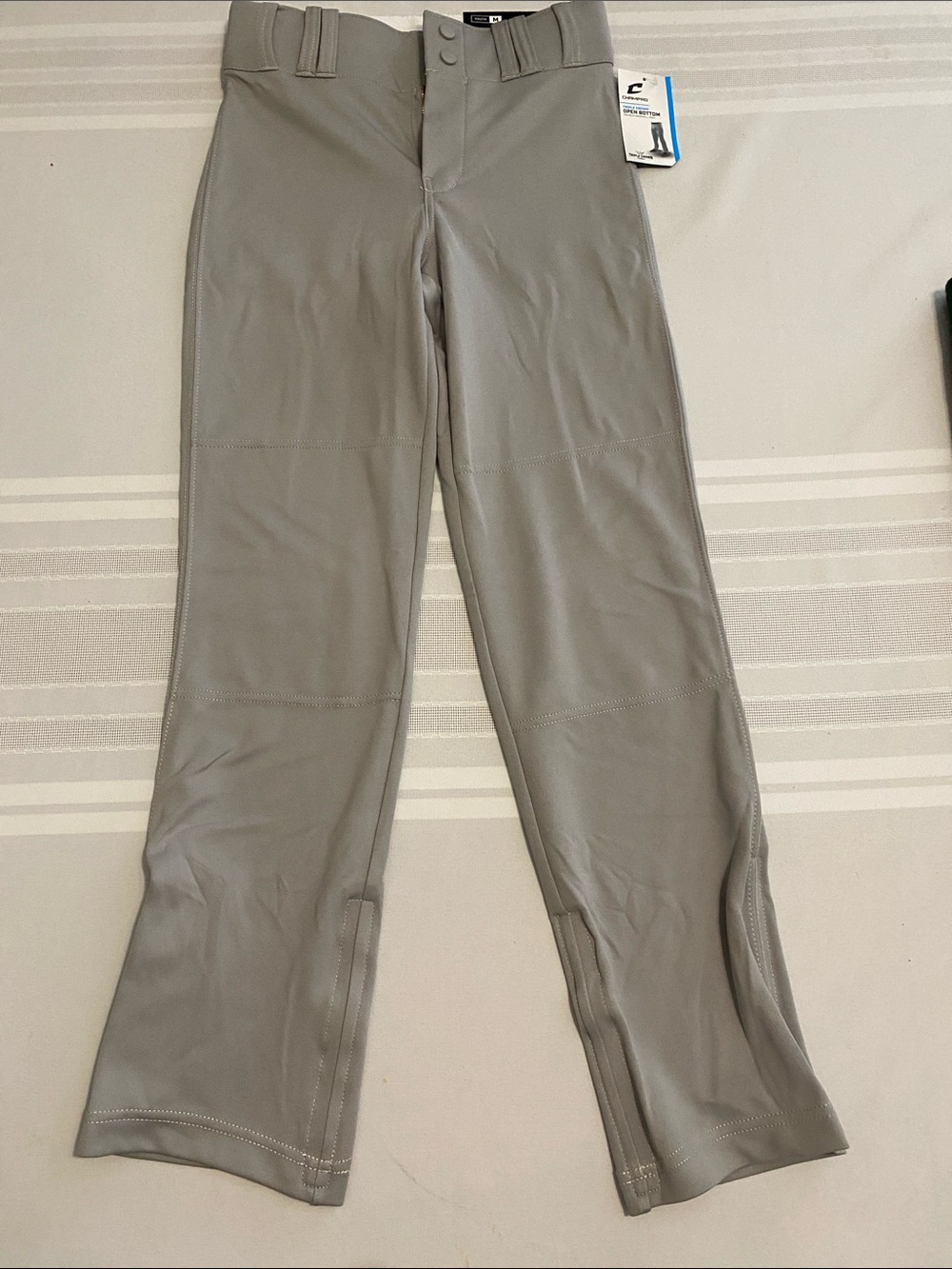Gray Champro Youth Baseball Pants size medium.